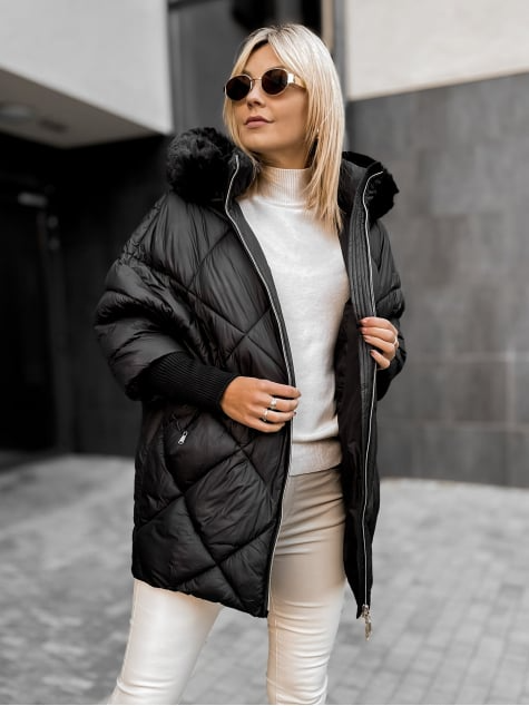 FurHood Women's Hooded Coat