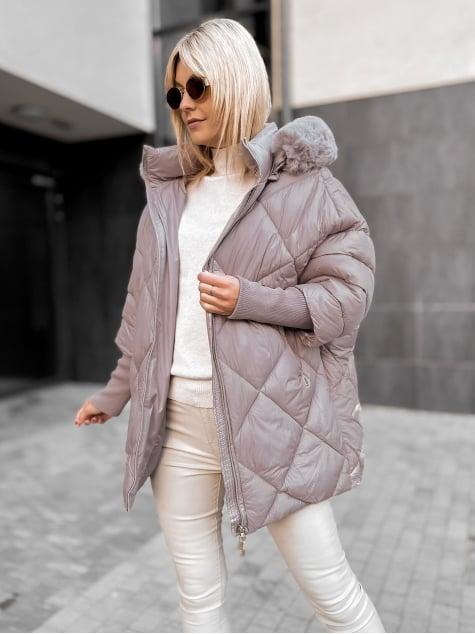 FurHood Women's Hooded Coat