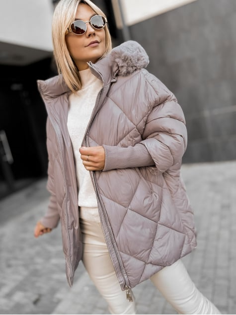 FurHood Women's Hooded Coat