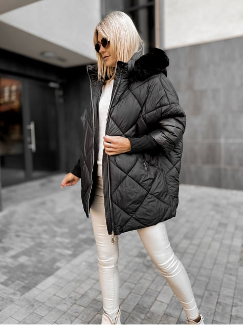 FurHood Women's Hooded Coat