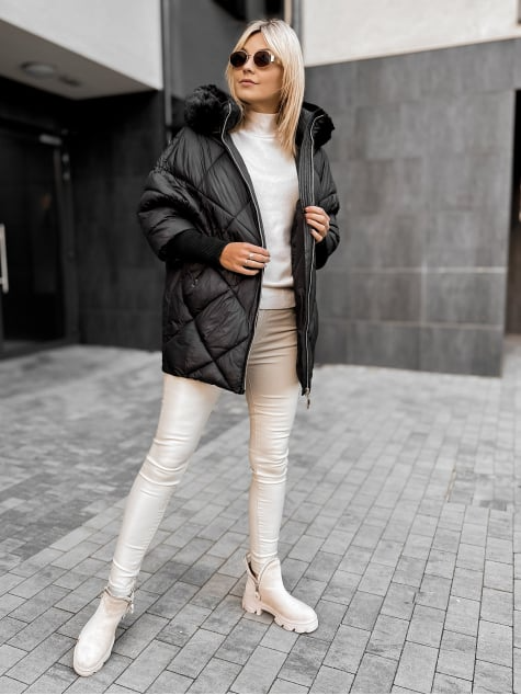 FurHood Women's Hooded Coat