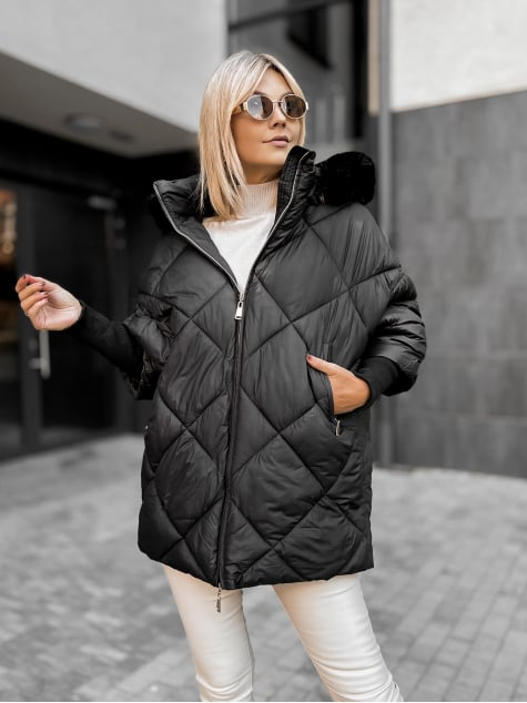 FurHood Women's Hooded Coat