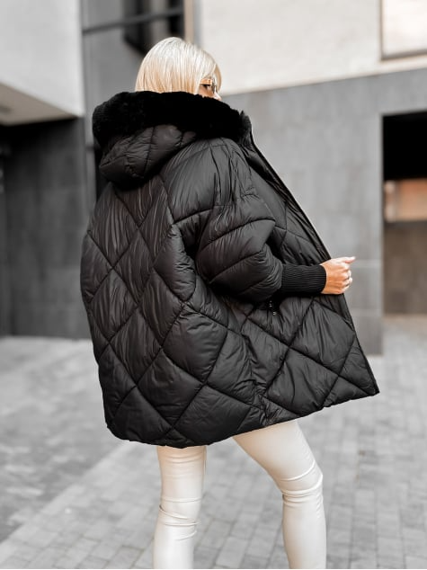 FurHood Women's Hooded Coat